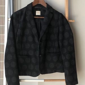 Gray polka dot Gap Academy blazer